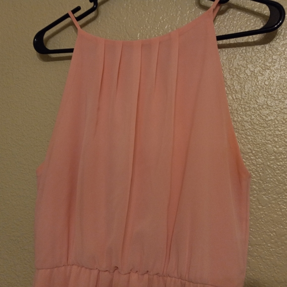 Dirty Ballerina Pink Chiffon Lined Dress - Picture 2 of 4